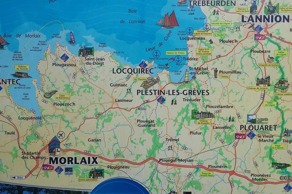 Gite 3 Personnes, Possibilite Table D'Hotes Le Soir Treduder Exteriér fotografie
